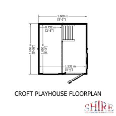 Shire Croft Playhouse - footprint