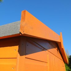 Shire Security Professional Shed - Detail of wall and roof