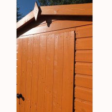 Shire Security Professional Shed - Detail of wall and roof