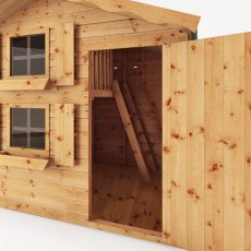 7 x 5 Mercia Snowdrop Double Storey Playhouse -  Door View