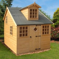 Shire Two Storey Cottage Playhouse - Unpainted
