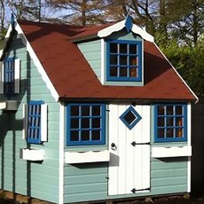 Shire Two Storey Cottage Playhouse with optional tile roof