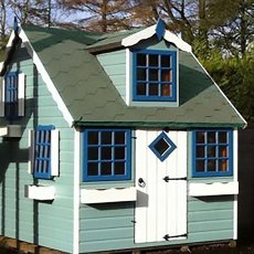 Shire Two Storey Cottage Playhouse with optional tile roof