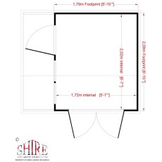 Shire Crib Playhouse with Integral Garage - Base plan