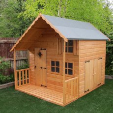 Shire Crib Playhouse with Integral Garage - Unpainted