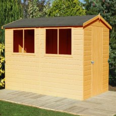 10 x 6 (2.99m x 1.79m) Shire Atlas Professional Apex Shed