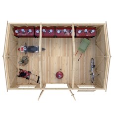 12 x 18 Shire Mammoth Professional Apex Shed - top view