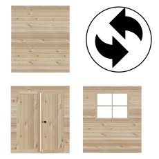 12 x 24 Shire Mammoth Professional Apex Shed - interchangeable