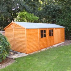 Shire Mammoth Professional Apex Shed - customer image loglap