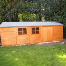 Shire Mammoth Professional Apex Shed - loglap customer image