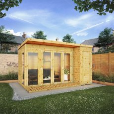 12 x 8 Mercia Garden Room Summerhouse with Side Shed