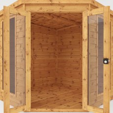 7x7 Mercia Premier Corner Summerhouse - isolated doors