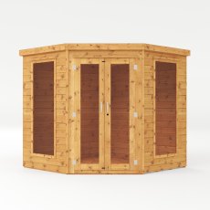 7x7 Mercia Premier Corner Summerhouse - isolated front view