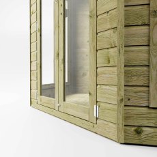7x7 Mercia Premier Corner Summerhouse - Hero Image, Doors
