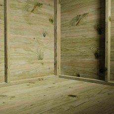 7x7 Mercia Premier Corner Summerhouse - Hero Image, Internal Floor and Walls