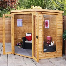 Mercia 7 x 7 (2.1m x 2.1m) Mercia Premier Corner Summerhouse