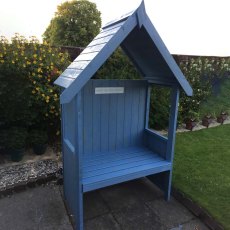 Shire Hebe Arbour - painted blue