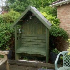 Shire Mimosa Arbour - painted green