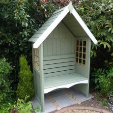 Shire Mimosa Arbour - painted green