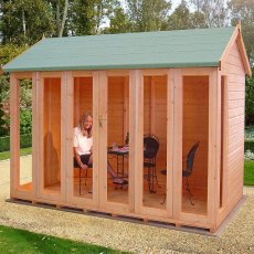 Shire Gold Blenheim Summerhouse - bi-fold doors closed