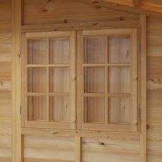 9x6 Shire Gold Security Cabin Summerhouse - window shutter
