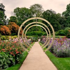 Shire 2.47m x 2.57m The Grange Flower Walk Wooden Garden Arch