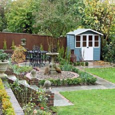 7 x 5 (2.05m x 1.55m) Shire Haddon Summerhouse