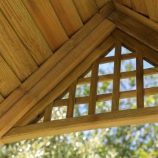 Grange Valencia Garden Arch - close up of the roof inside