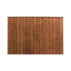 3ft High Mercia Vertical Feather 3ft High Mercia Vertical Feather Edge Flat Top Fence Panel - Pressu