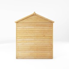 10 x 6 Mercia Overlap Reverse Shed - white background - side view