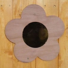 5x6 Mercia Snug Tower Playhouse - door porthole