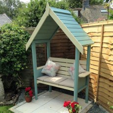 Shire Blossom Arbour - painted green