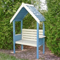 Shire Blossom Arbour - painted blue