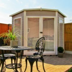 7 x 7 Shire Barclay Corner Summerhouse - Dimensions