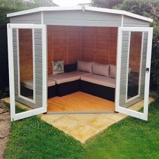 8 x 8 Shire Barclay Corner Summerhouse