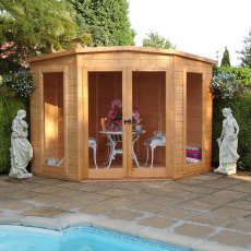 8 x 8 (2.25m x 2.25m) Shire Barclay Corner Summerhouse