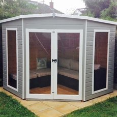 8 x 8 Shire Barclay Corner Summerhouse