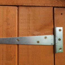 12x6 Shire Overlap Shed - Windowless - door hinges with rust proof nails