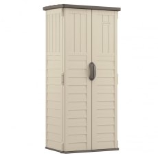 3 x 2 Suncast Mannington Storage Cabinet in Vanilla - isolated