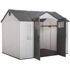 Lifetime 10 x 8 (2.95m x 2.34m) Lifetime Plastic Shed (with Single Entry)