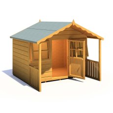 6x4 Shire Stork Playhouse - isolated with door open