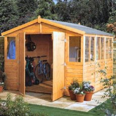 Rowlinson Garden Products 9 x 9 (2.77m x 2.70m) Rowlinson Workshop Apex Garden Shed