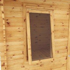 4m x 3m Mercia Retreat Log Cabin (28mm to 44mm Logs) - Window