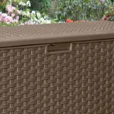 Suncast Suncast Rattan Style Wicker Deck Box - 507 Litre Capacity
