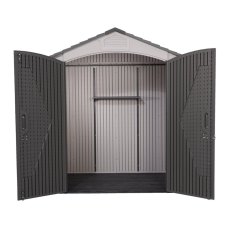 Lifetime Plastic Shed 7X5 doors open