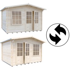 12Gx10 Shire Hale Log Cabin (28mm Logs) - interchangeable