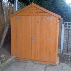 4 x 6 Overlap Windowless Shed with Double Doors