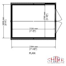 Shire 8x6 shed plan