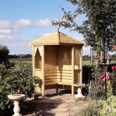 Shire Honeysuckle Corner Arbour - unpainted