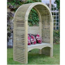 Grange Contemporary Garden Arbour - Pressure Treated - without planters